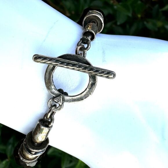 Vintage Silpada Smokey Quartz Sterling silver Bracelet - Picture 4 of 11
